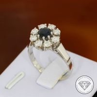 M*183170 WERT 2.350 Brillant Saphir Ring 585 Weiß Gold 18 KT XXYY Essen - Karnap Vorschau