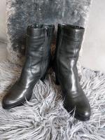 Högl Stiefelette schwarz Gr. 38,5 Leder Bayern - Schwarzenbruck Vorschau