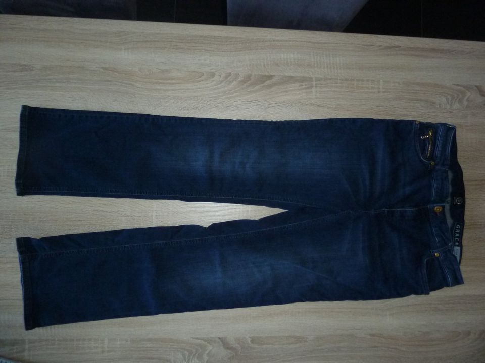 Bogner "Grace" high waist-straight leg, Jeans Hose, Gr 34/32 (40) in Wegberg