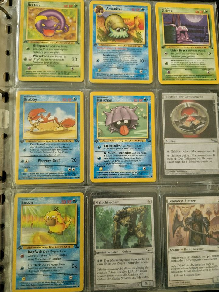 Pokemon-Basis-Karten-Sammlung/Base Set/u.a.1.Edition in Gelsenkirchen