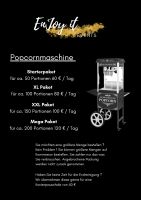 Popcornmaschine mieten verleih Hochzeit Event Geburtstag Fest Fun Bayern - Miltenberg Vorschau