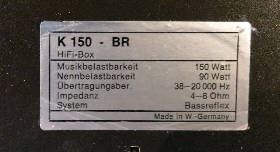 1 Paar Lautsprecher HiFi Boxen 90W/150W in Dortmund