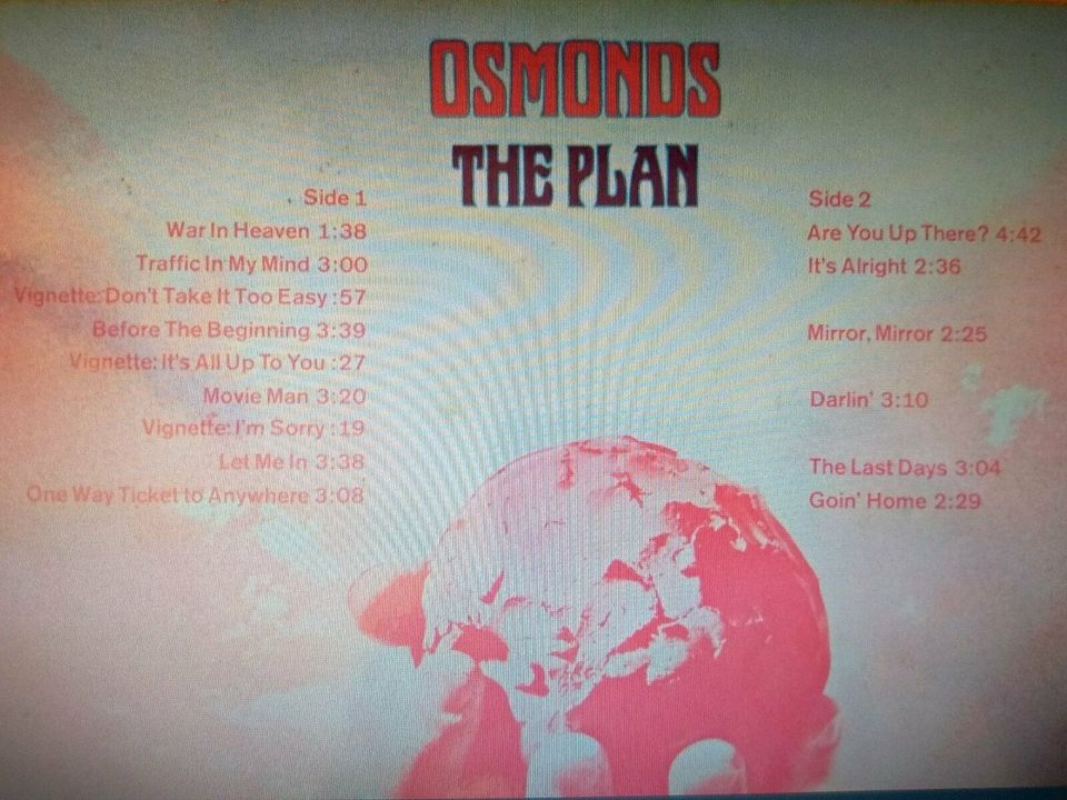 OSMONDS, THE PLAN, LP-Vinyl `12` MGM Records 1973 Schallplatte in Hilter am Teutoburger Wald