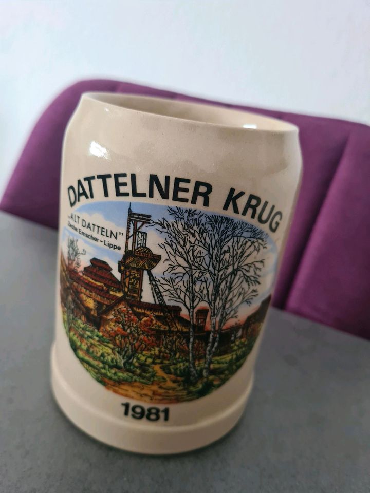 Dattelner Krug- Bierkrug von 1981 abzugeben in Datteln