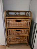 Regal Rattan Schubladen Schrank Schränkchen Niedersachsen - Braunschweig Vorschau