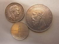 3 Münzen, diverse 2 und 5 Mark, Kaiserreich Gk, Münzlot, Silber Baden-Württemberg - Ravensburg Vorschau
