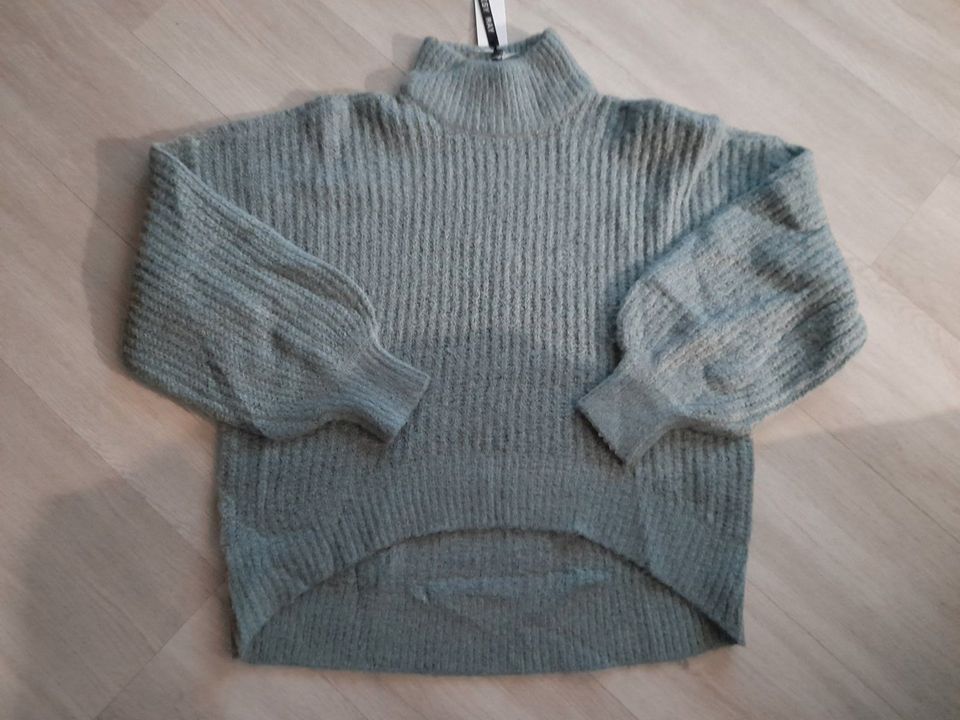 Noisy May,Winter Strick Pullover,neu,Etik.,taubenblau,,Gr.38/40 in Norden