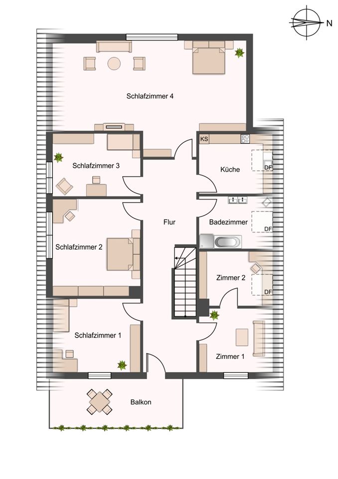 Einfamilienhaus mit großem Grundstück, Garagen und weiteren Nebengebäuden zu verkaufen! in Sulingen