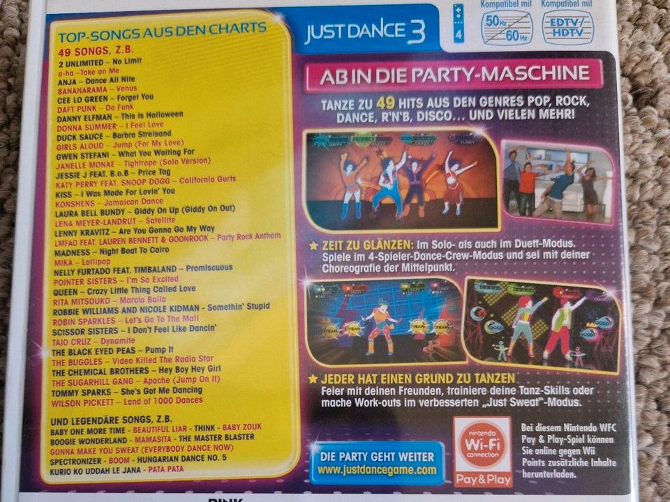 Just Dance 3 für die Wii in Hagenburg