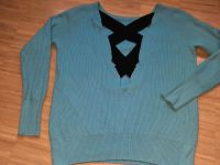 Eisblauer Strickpullover von Maje, toller Rücken! S, M Niedersachsen - Schüttorf Vorschau