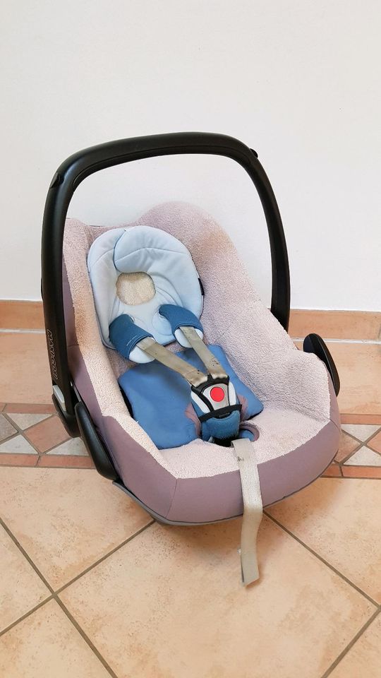 Maxi Cosi Pebble Neugeboreneneinsatz Sommerbezug Babyschale Sitz in Leck