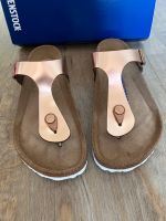 Birkenstock Zehentrenner Gold glänzend neu Niedersachsen - Lüneburg Vorschau