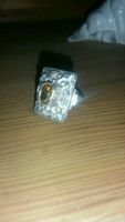 Antiker Silber Ring 900 mit Citrin  Edelstein Vintage  ! Nordrhein-Westfalen - Wilnsdorf Vorschau