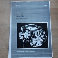 Mercedes 3,6 AMG M104 E36 Einführungsschrift für den Kundendienst Bayern - Bernhardswald Vorschau
