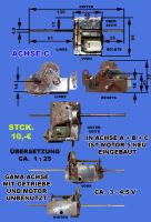 KLEINE GLEICHSTROMMOTORE  CA 3 V   + ACHSEN MIT GETRIEBE MOTOR Niedersachsen - Freden Vorschau