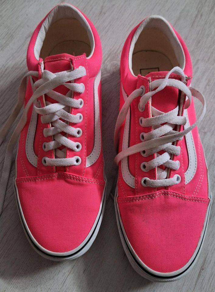 Vans rosa neon top