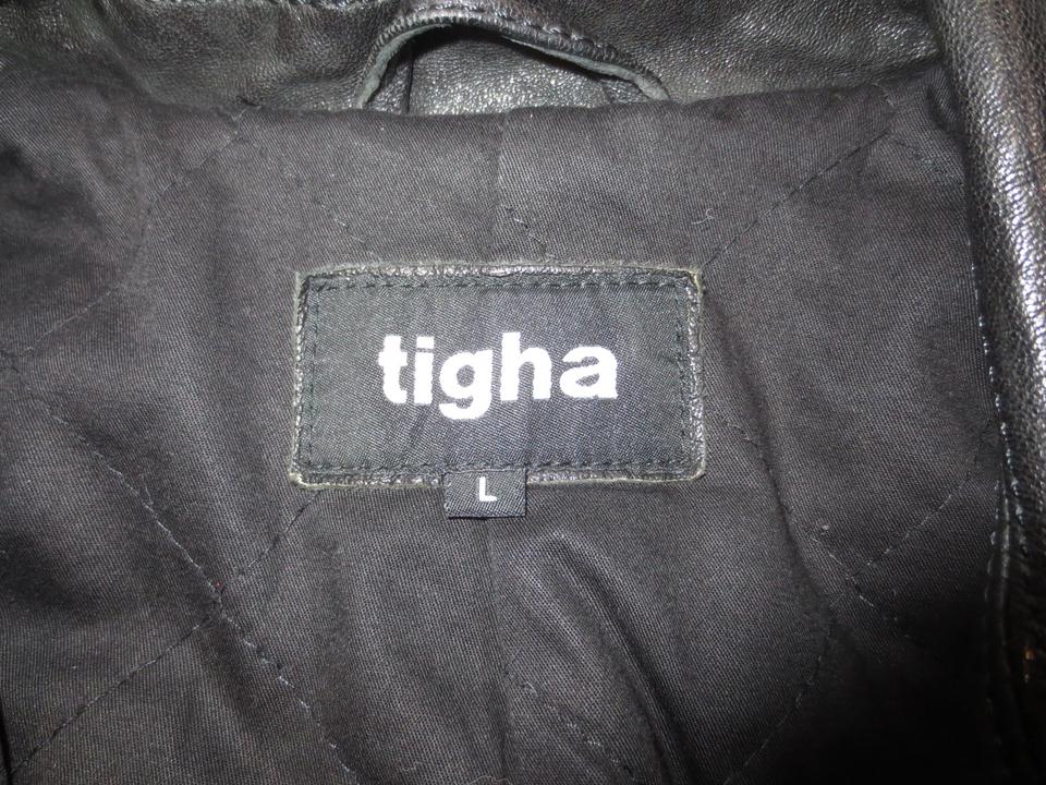 Tigha Lederjacke Bikerstyle Darian black Gr. L kaum getragen in Herford