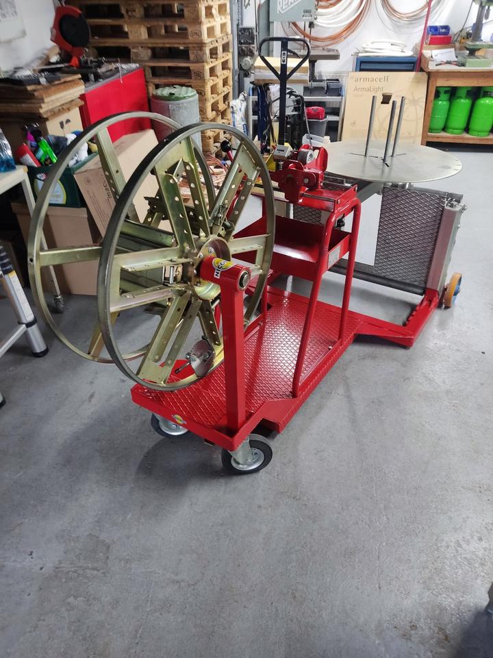 Nicoletti ASB-1 Trommel Ring Kabel Ablänger Aufroller Abroller in Remscheid