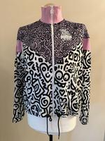 Puma x  Mr Doodle Sweatshirtjacke weiß schwarz rosa flieder Gr.S Bayern - Ebermannstadt Vorschau