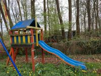Kletterturm Spielturm Spielhaus mit Rutsche. Super Zustand Nordrhein-Westfalen - Lengerich Vorschau