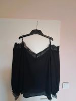 Schwarze Bluse mit Spitze, XL Bayern - Fürstenfeldbruck Vorschau