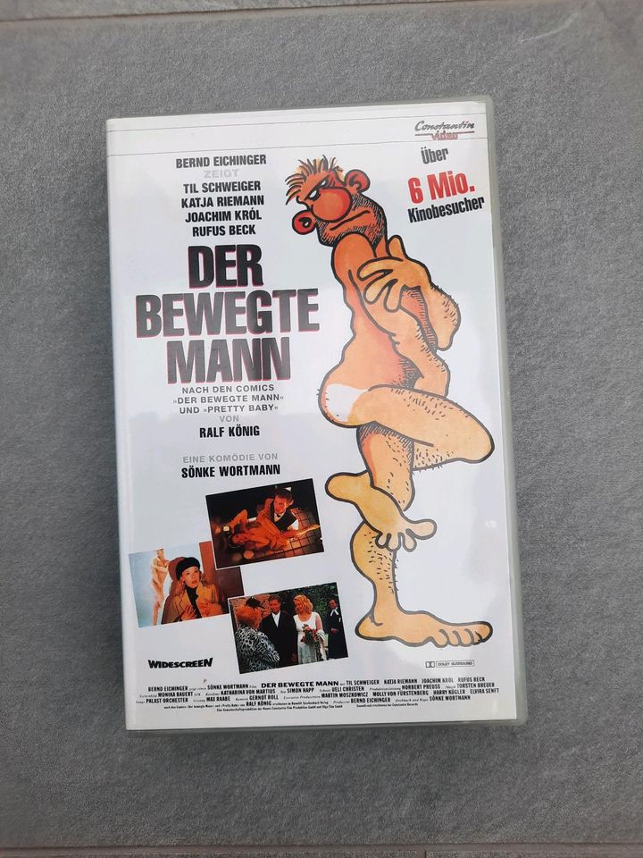 VHS-Videokassette "Der bewegte Mann" in Landesbergen