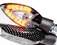 Abverkauf Blinker Vanez Wave LED carbon Roller Motorrad Nordrhein-Westfalen - Moers Vorschau