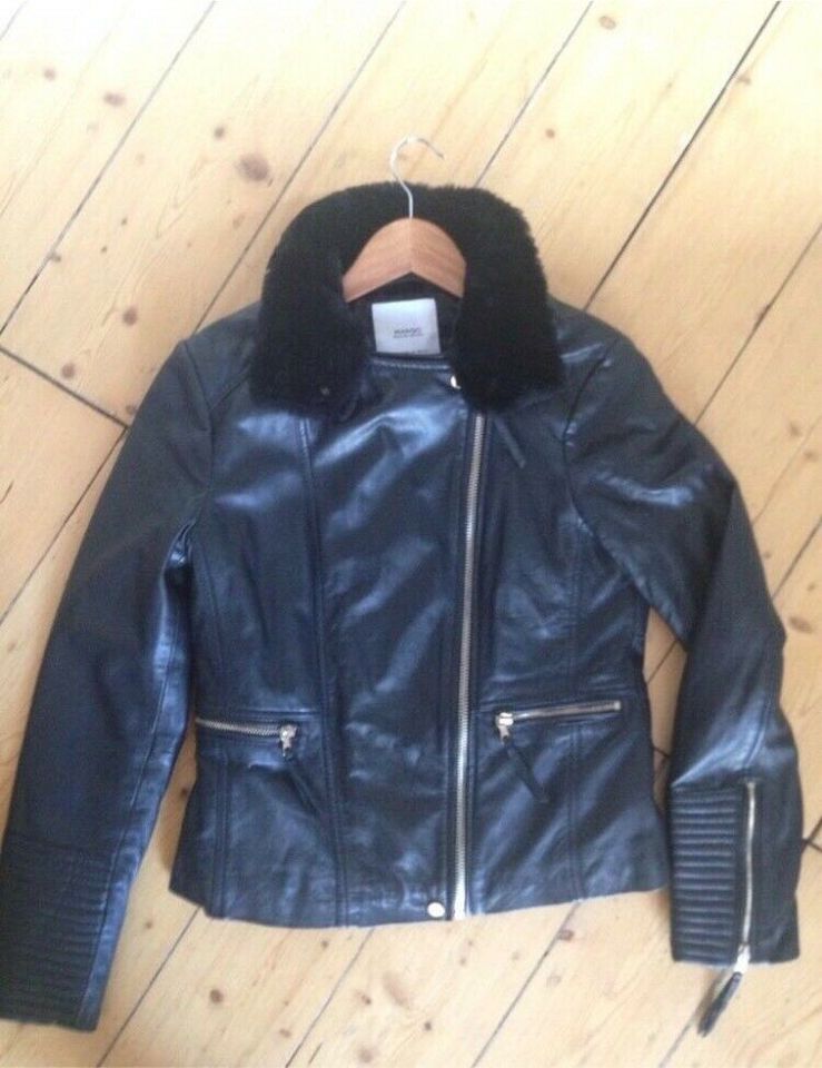 MANGO Jacke Leder Genuine Leder ,Gr. S in Cremlingen