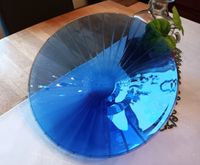 Bildschöne große Bleikristallschale Hutschenreuther kobaltblau Hessen - Vellmar Vorschau