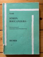 Simon Boccanegra Verdi Klavierauszug Mitte - Tiergarten Vorschau