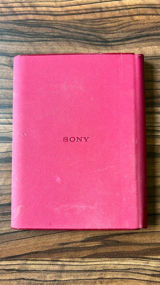 Sony eReader PRS-T2 rot mit Hülle und Licht + Bedienstift in Bocholt