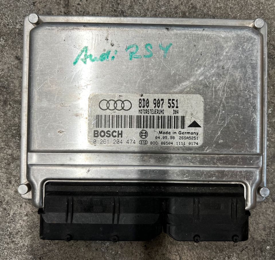 Motor Steuergerät Audi S4 RS4 B5 8D0907551 0261204474 in Trittau