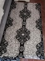 Teppich 80 x 150cm grau/schwarz/silber mit Glitzer Nordrhein-Westfalen - Castrop-Rauxel Vorschau