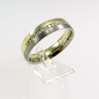 WERT 1.599,- Bicolor Brillant Ring in 585 /14 Karat Gold 251 YYX Nordrhein-Westfalen - Mülheim (Ruhr) Vorschau