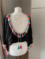 Kimono Cape mit bunten Quasten Nordrhein-Westfalen - Borchen Vorschau