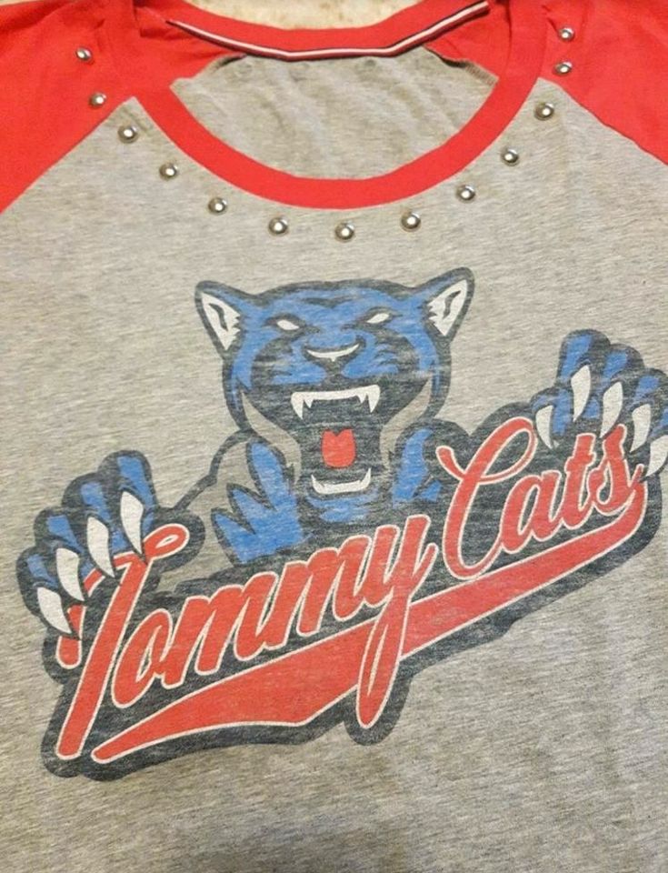 Tommy Hilfiger Cats Vintage Shirt Tshirt grau Gr. L in Klingenberg am Main