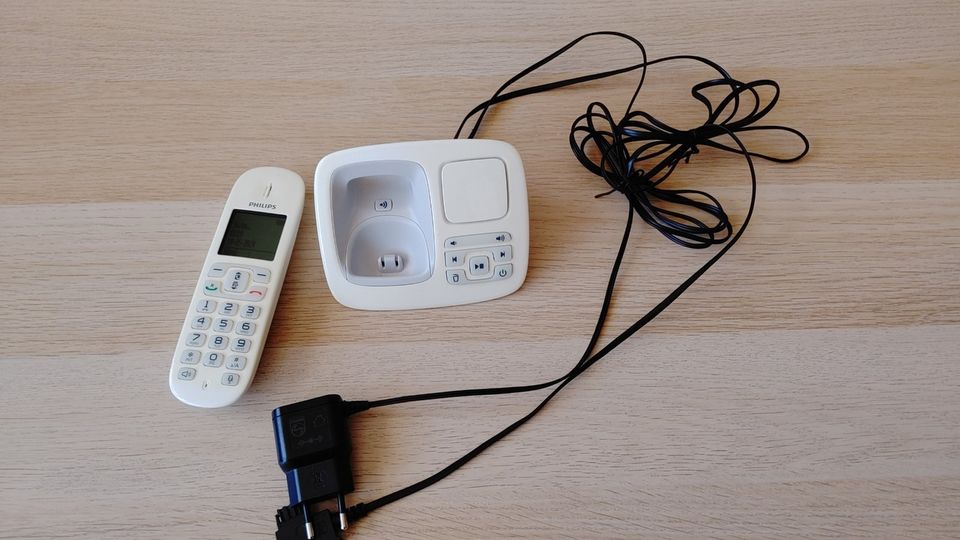 Telefon Schnurlos mit Anrufbeantworter Phillips CD2951WD in Unterhaching