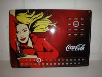 Coca Cola Schild/Kalender aus Metall mit Magnetringen Nordrhein-Westfalen - Coesfeld Vorschau