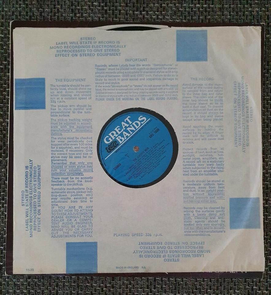 LP Vinyl, THE QUEEN'S MEN, MILITARY BAND OF THE 2nd. Bn. REGIMENT in Olpe