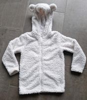 Teddystrickjacke mit Kapuze, Gr. 110, weiß Wandsbek - Hamburg Farmsen-Berne Vorschau