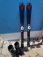 Skiset Kinderski mit Schuhe Größe 110 Salomon Bayern - Altenstadt Vorschau