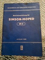 Simson sr2 Betriebsanleitung original 1958 Sachsen - Hohnstein Vorschau