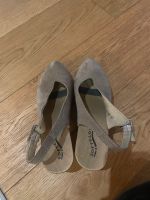 Softclox Pumps / Slingback in Wildleder beige/taupe - Gr. 39 Bielefeld - Bielefeld (Innenstadt) Vorschau