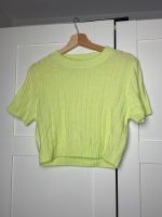 Neon Grünes gestricktes T-Shirt Crop Top (Größe M) Baden-Württemberg - Reutlingen Vorschau