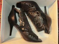 Damenschuh/Sandalette/Pumps/Firma Heine Gr.40 Schwarz Schleswig-Holstein - Kirchbarkau Vorschau