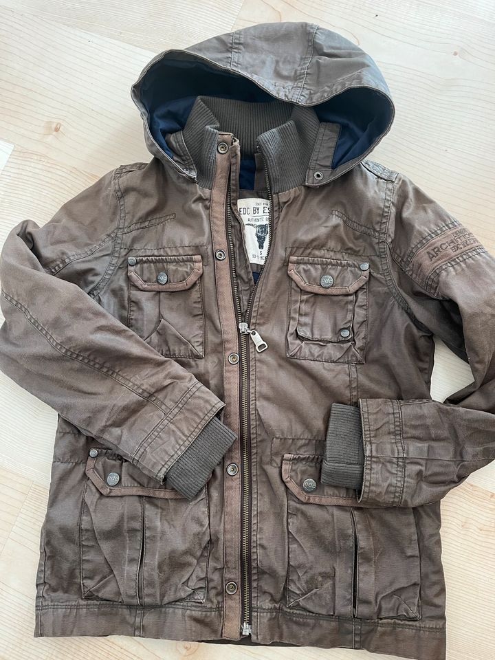 Edc Esprit Jacke S Khaki Kapuze top in Twistringen