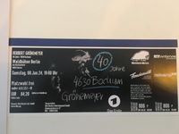 Herbert Grönemeyer Konzert Karte 08.06.2024 Berlin - Charlottenburg Vorschau