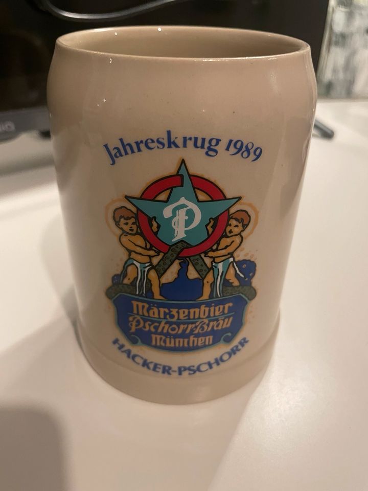 Steinkrug Hacker-Pschorr | Jahreskrug 1989 | 0,5 L in Kirchseeon