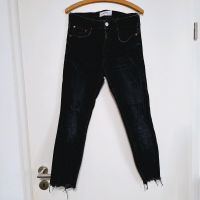 Zara Jeans schwarz mit Löchern Gr. 38 Hessen - Ebsdorfergrund Vorschau