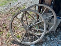 Holzräder ~Deko ~ Wagenräder~Eisenräder Bayern - Wessobrunn Vorschau